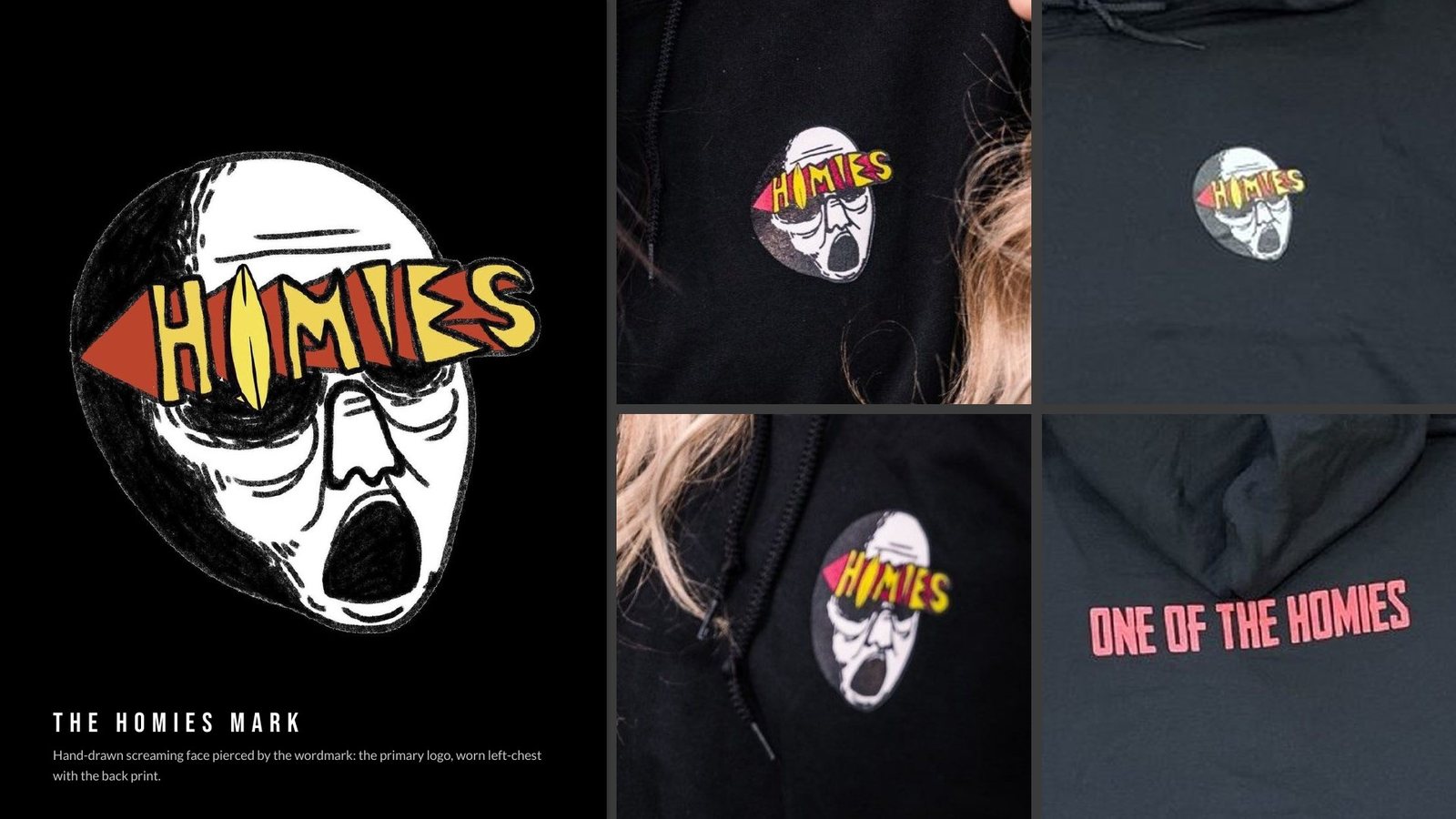 The Homies mark on finished garments